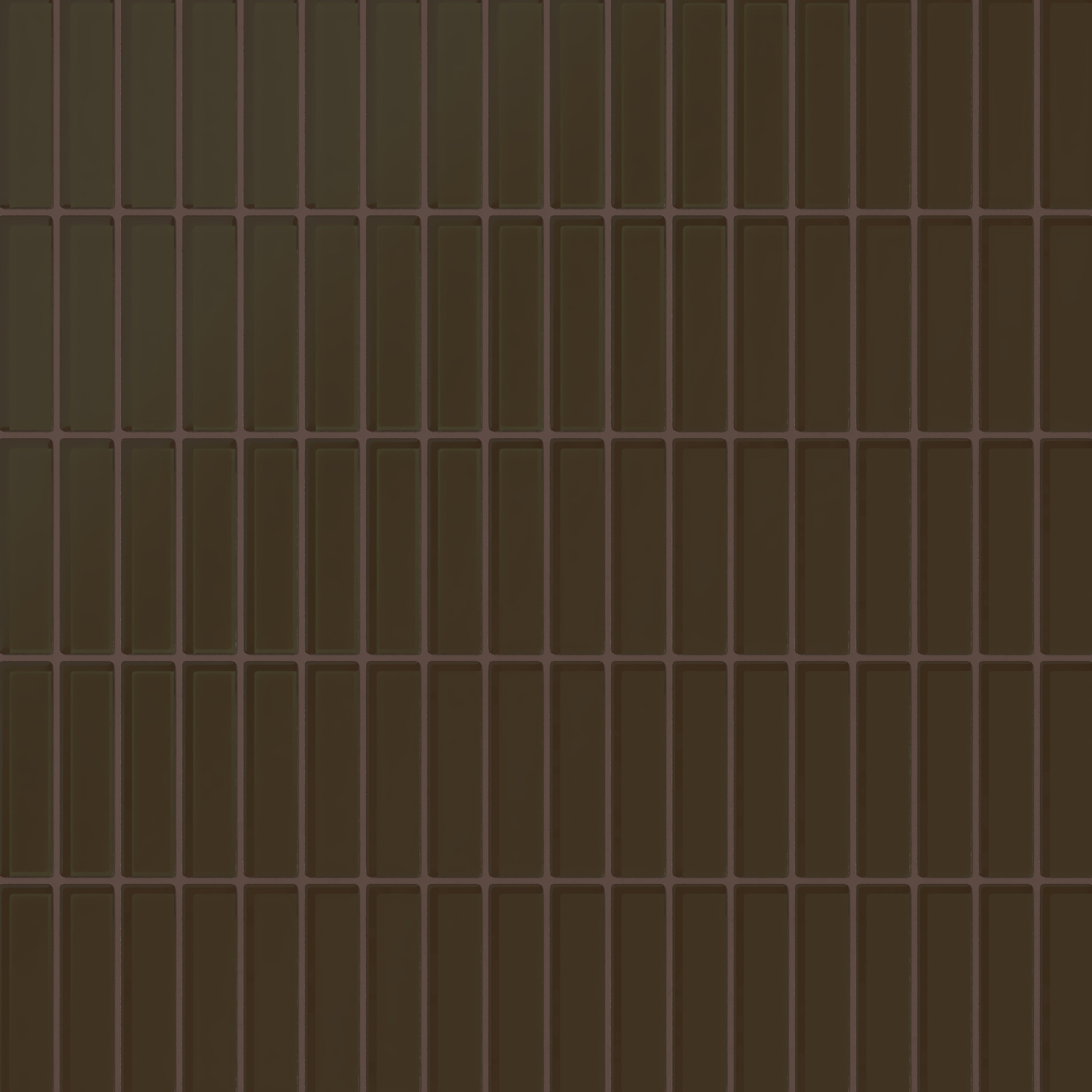 1x4 Straight Set Sheeted Glass Mosaic Tile in Osprey Matte