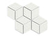Large Diamond Original Ceramic Tile in Limewash Gloss
