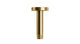 Contour & Foundry 4" Straight Shower Arm with Flange in Satin Brass