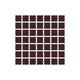 1x1 Straight Set Sheeted Original Ceramic Mosaic Tile in Redwood
