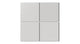 6x6 Natural Press Ceramic Tile in Cloud Cover Matte