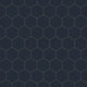 4" Hexagon Original Ceramic Tile in Navy Blue Matte