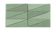 Right Scalene Triangle Original Ceramic Tile in Sea Green Matte