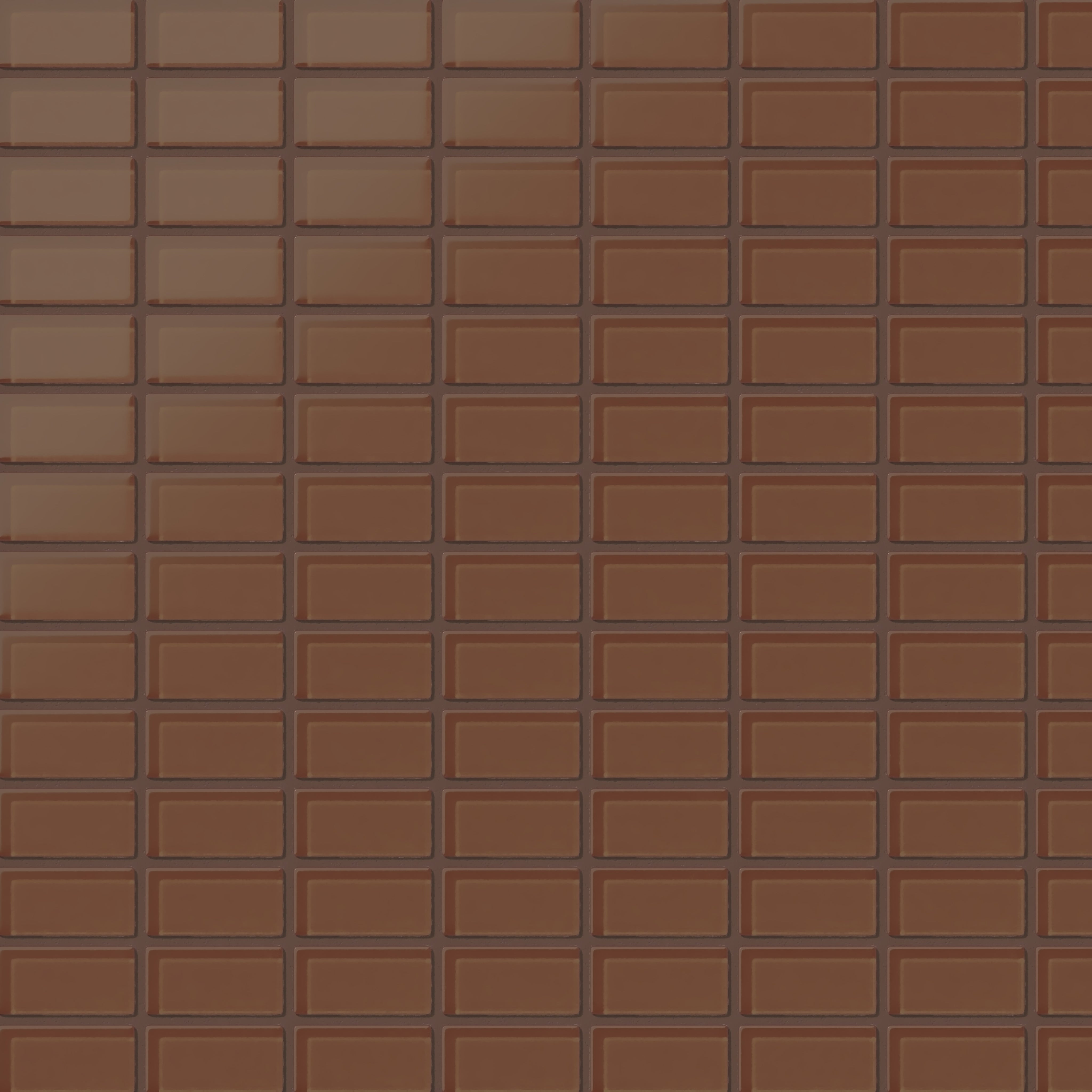 1x2 Straight Set Sheeted Glass Mosaic Tile in Kestrel Matte