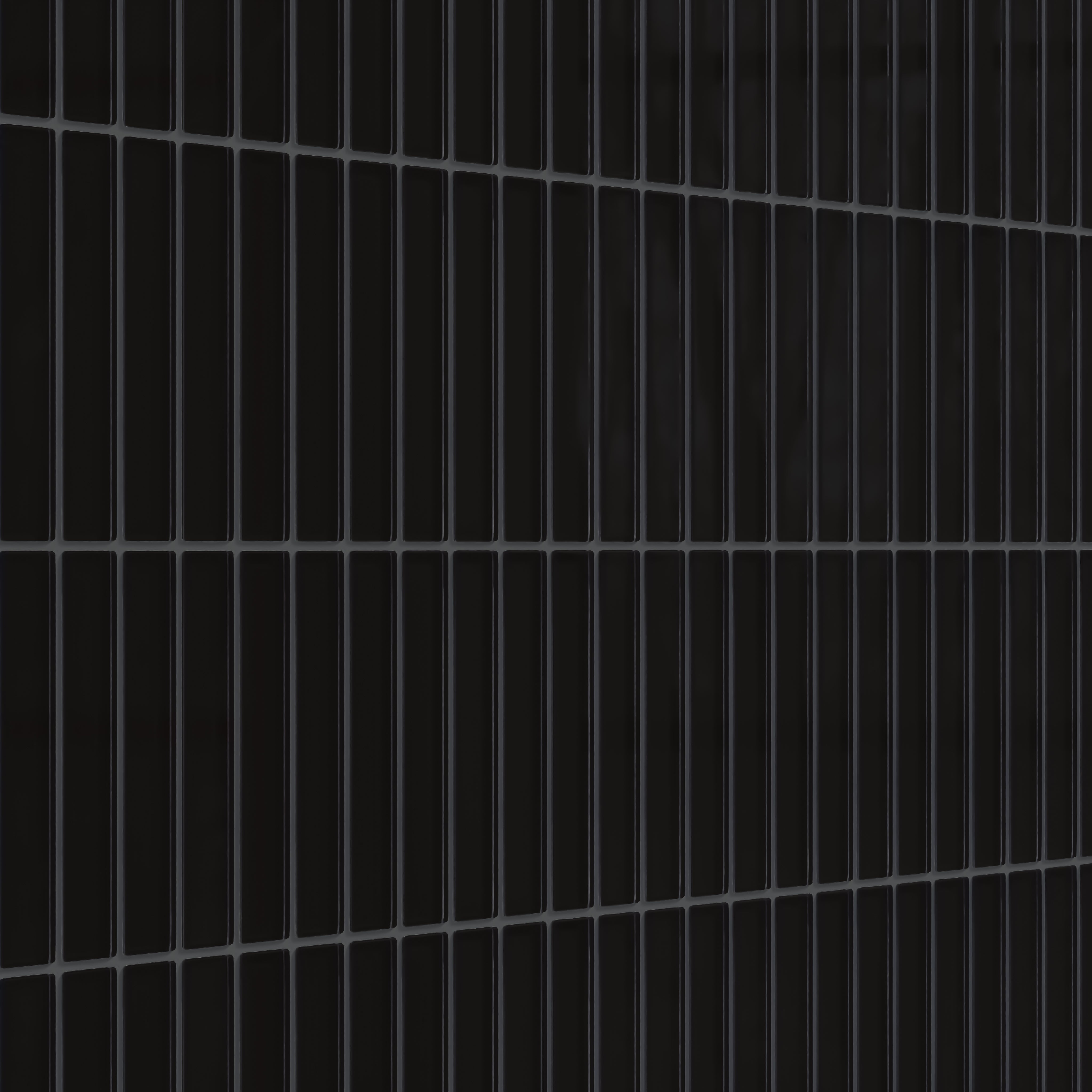 1x6 Straight Set Sheeted Glass Mosaic Tile in Condor Gloss