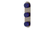 Foundry Three Handle Wall Mount Shower Trim with Groove Ceramic Knob Handles in Antique Nickel