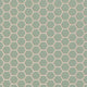 1" Hexagon Sheeted Original Ceramic Mosaic Tile in Rosemary Matte