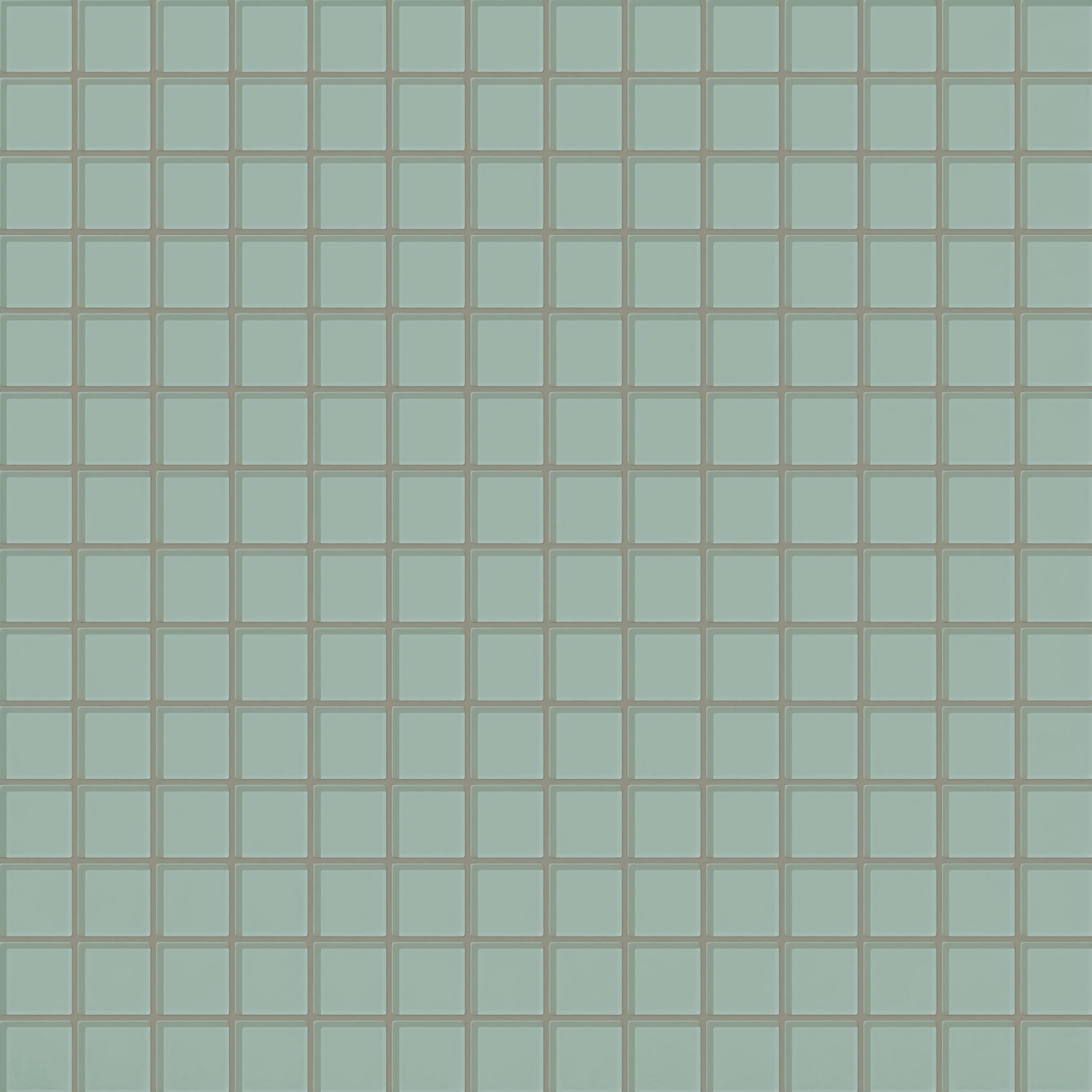 2x2 Straight Set Sheeted Glass Mosaic Tile in Kingfisher Gloss