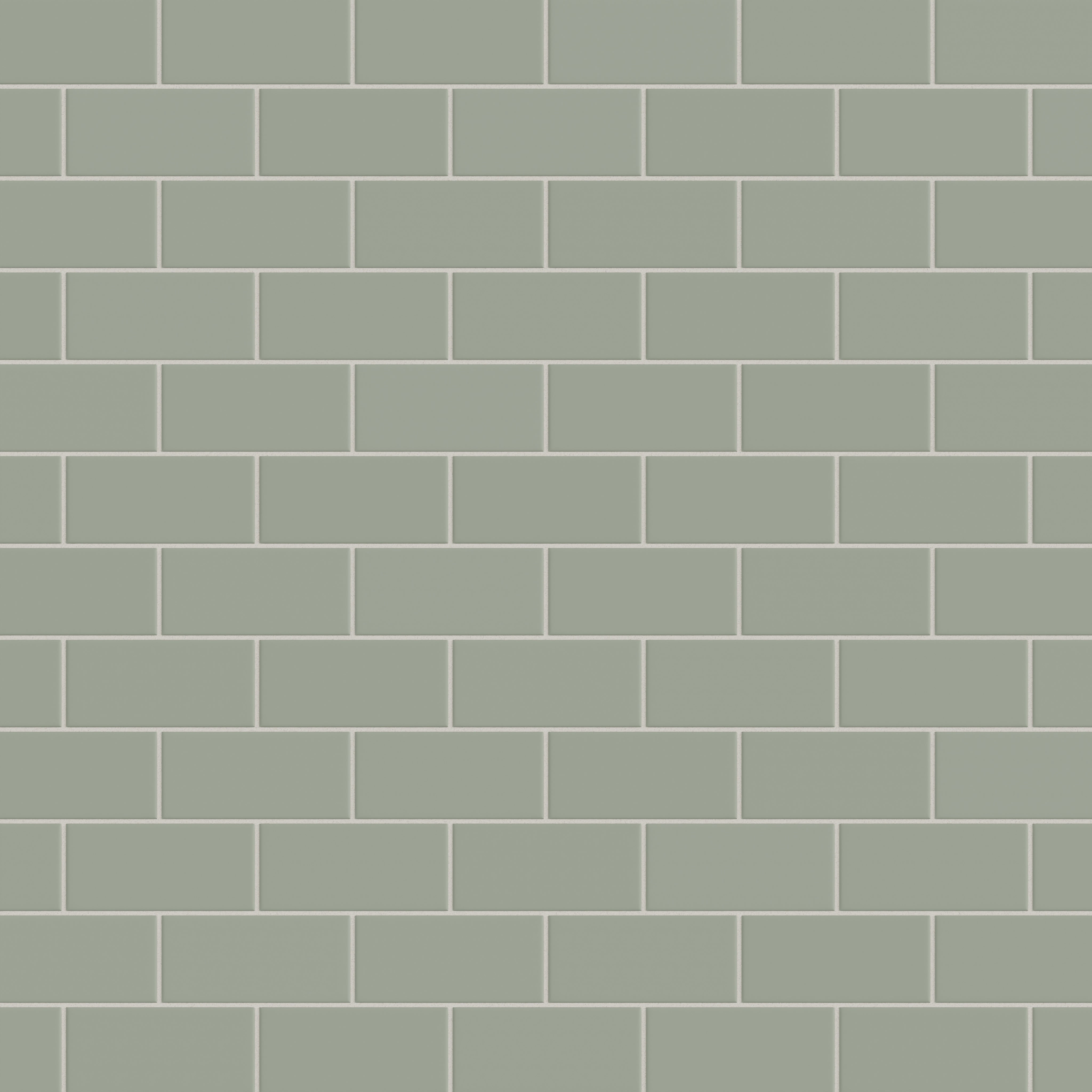 3x6 Natural Press Ceramic Tile in Terre Verte Matte