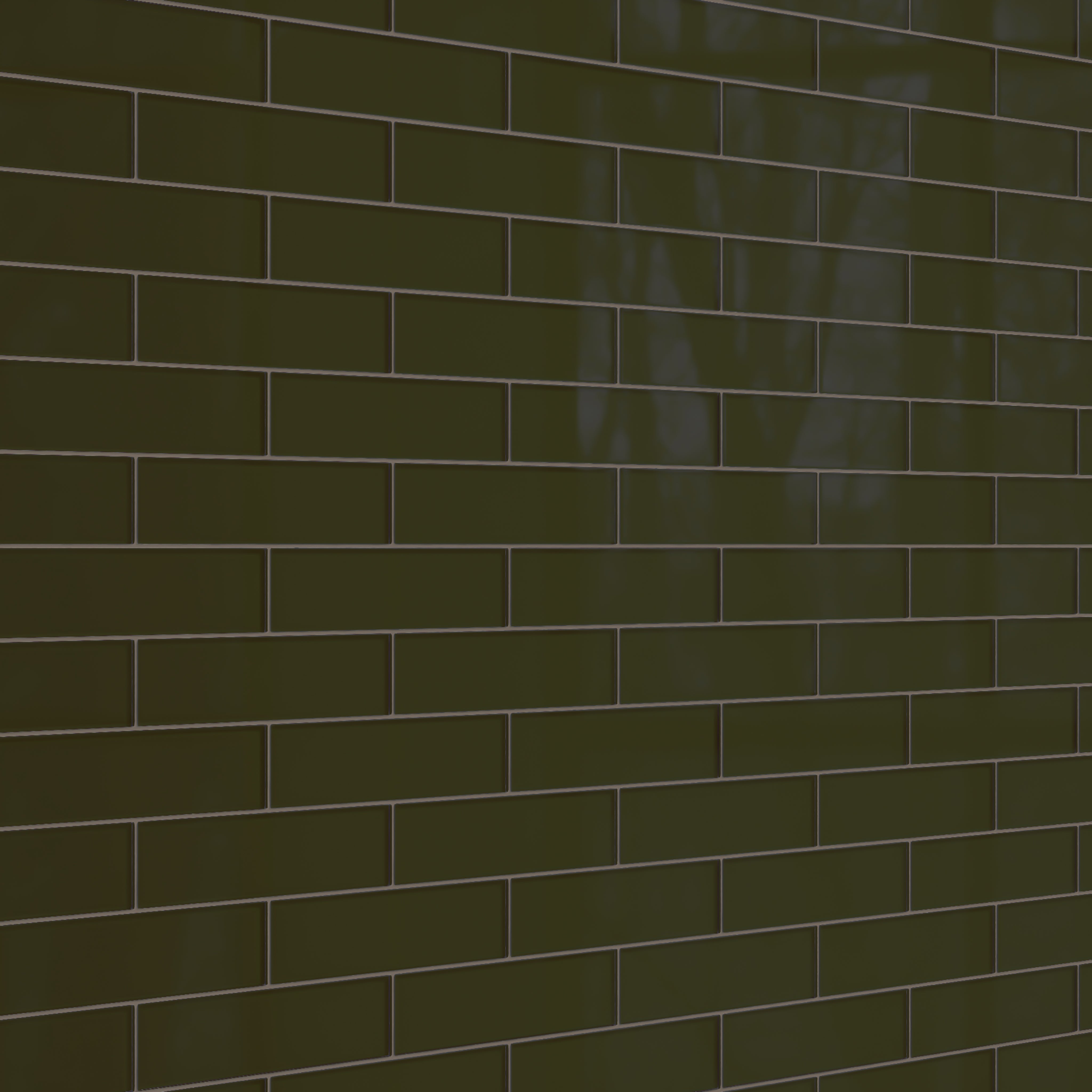 3x12 Glass Tile in Catbird Gloss