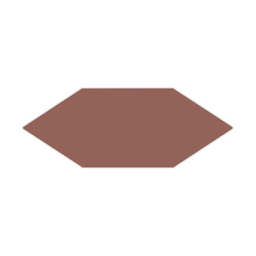 Picket Original Ceramic Tile in Mauve Matte