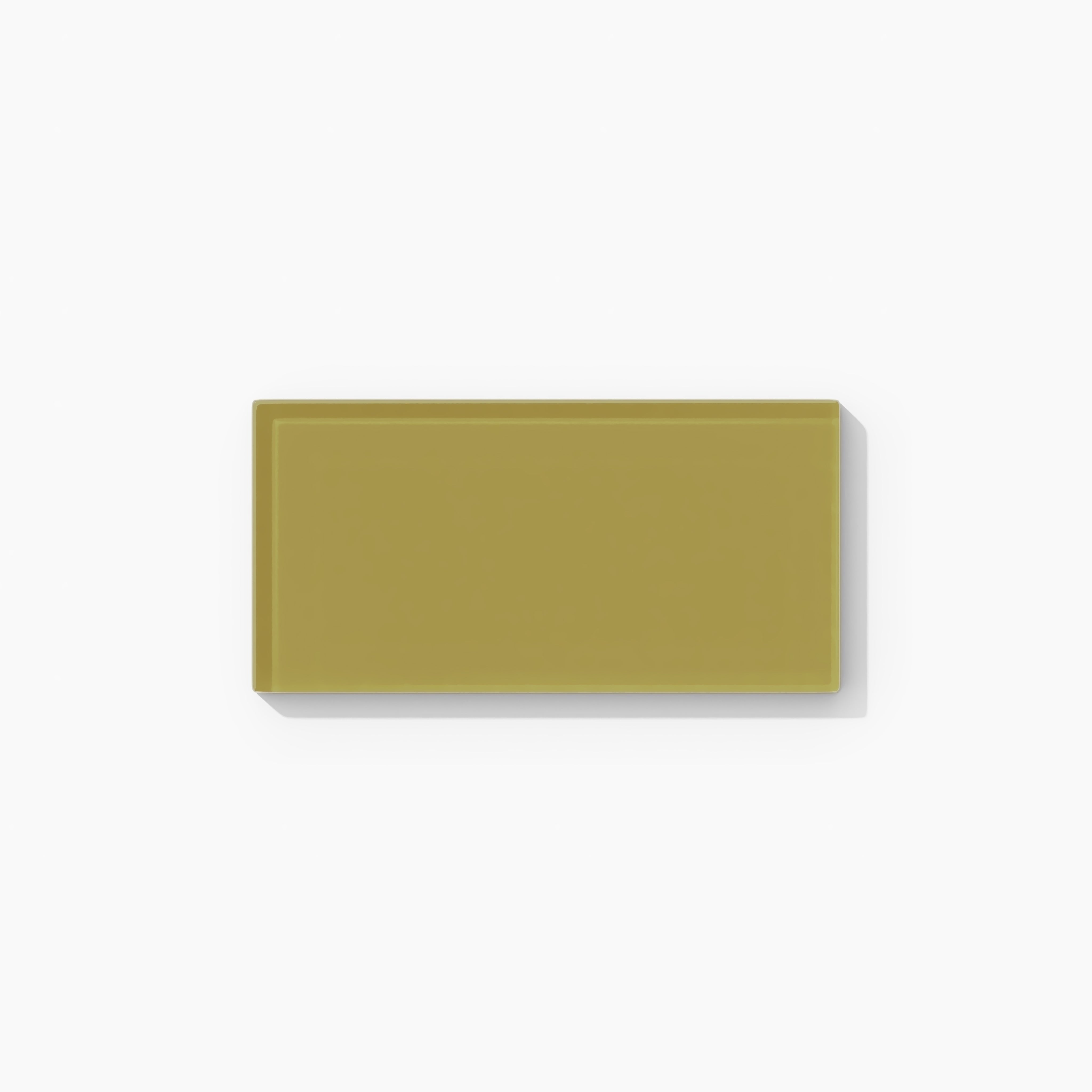 3x6 Glass Tile in Pine Siskin Gloss