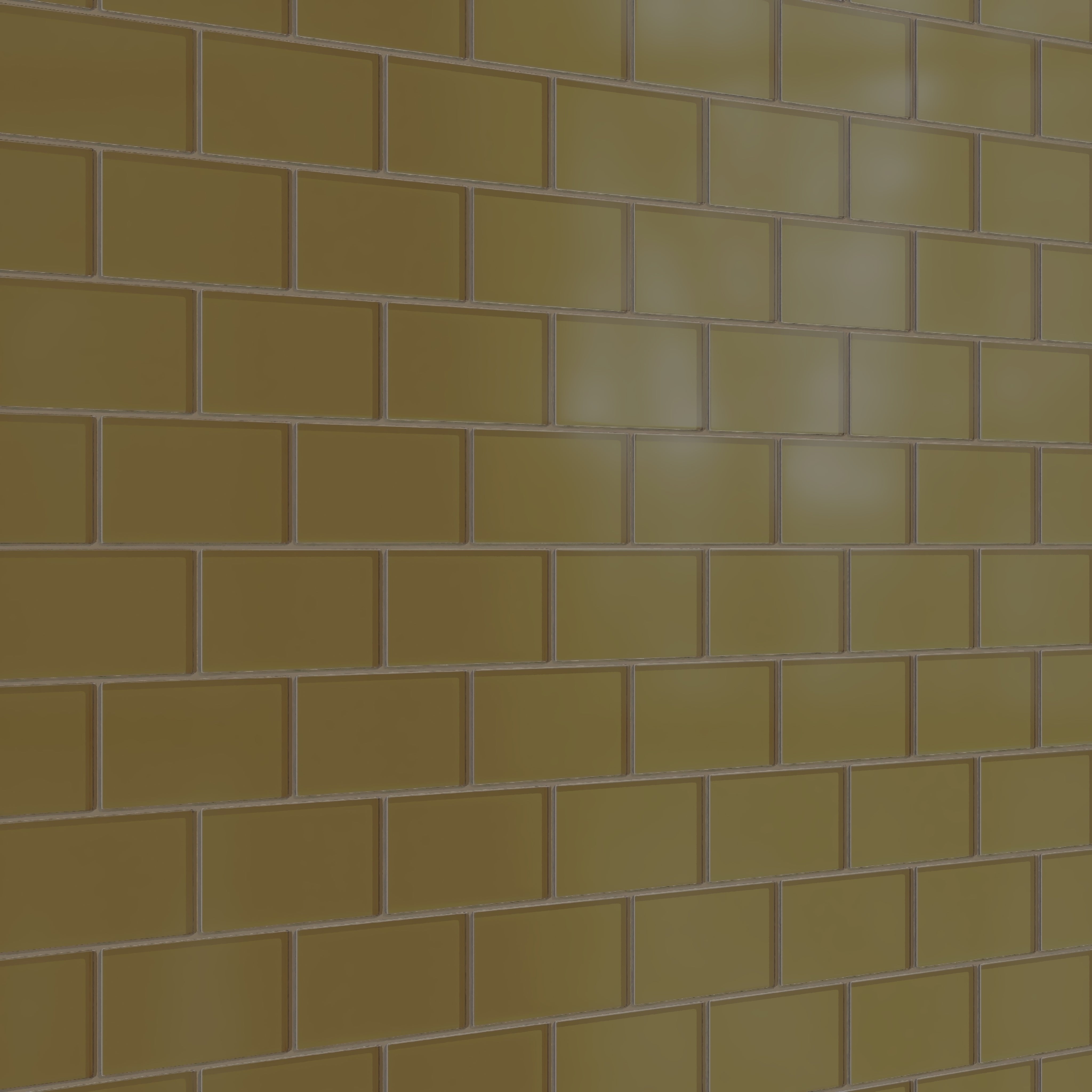3x6 Glass Tile in Merlin Matte
