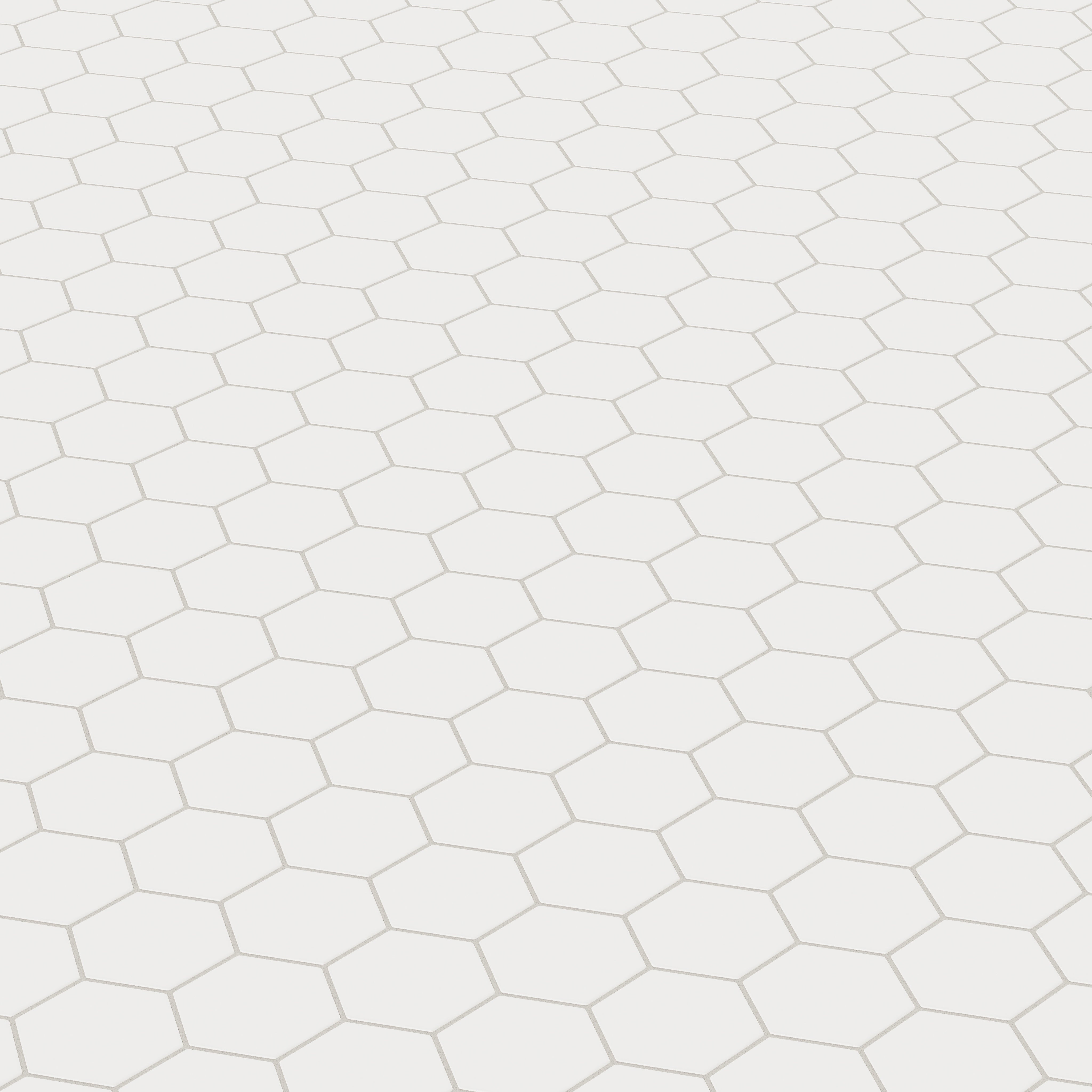 4" Hexagon Original Ceramic Tile in Frost Matte