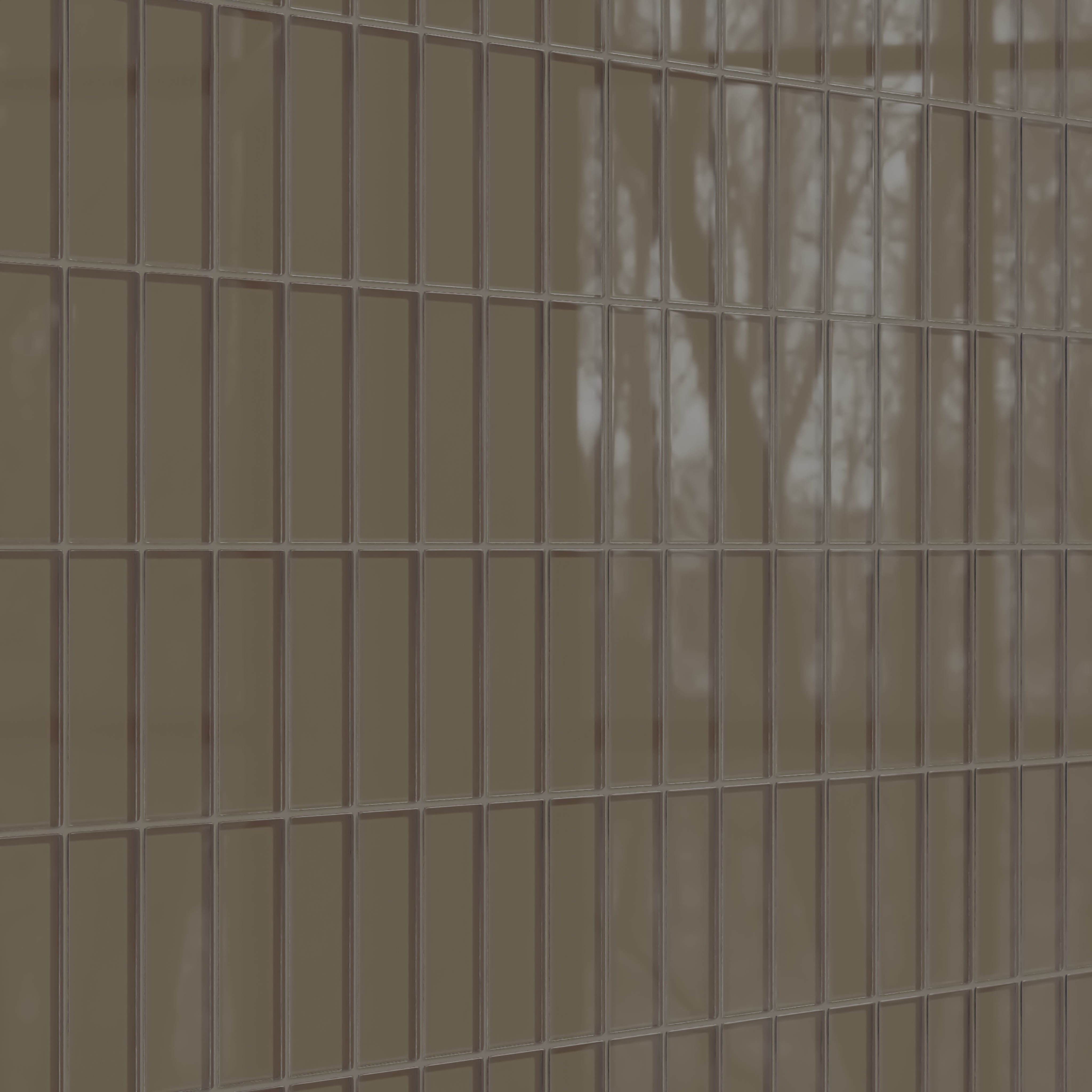 2x6 Glass Tile in Albatross Gloss