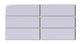 2x6 Natural Press Ceramic Tile in Amethyst Gloss