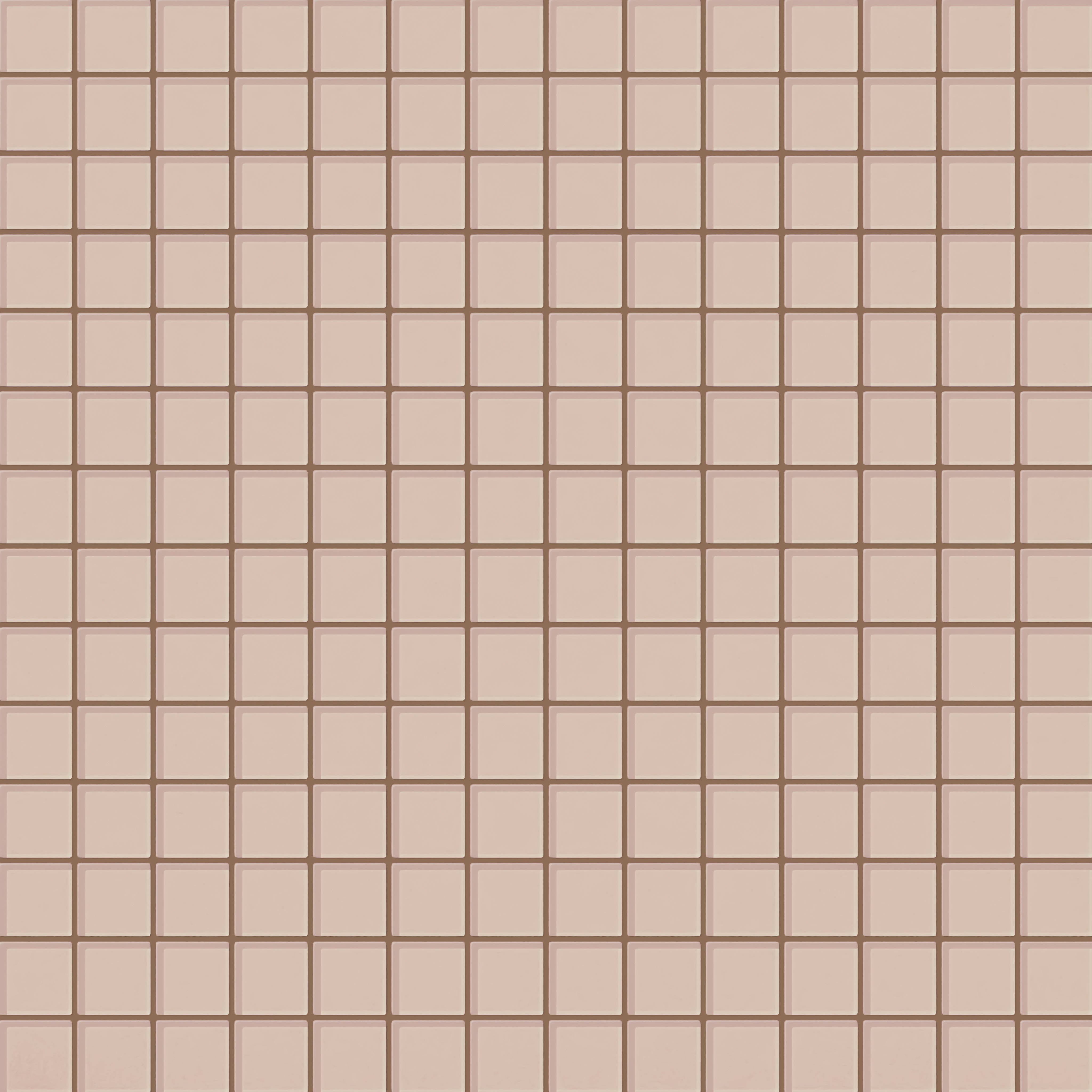 2x2 Straight Set Sheeted Glass Mosaic Tile in Rosy Finch Gloss