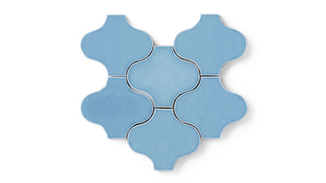 Paseo Original Ceramic Tile in Caribbean Sea Gloss
