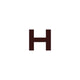Chaine Homme Original Ceramic Tile in Garnet Matte