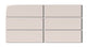 2x6 Natural Press Ceramic Tile in Tyrian Purple Gloss