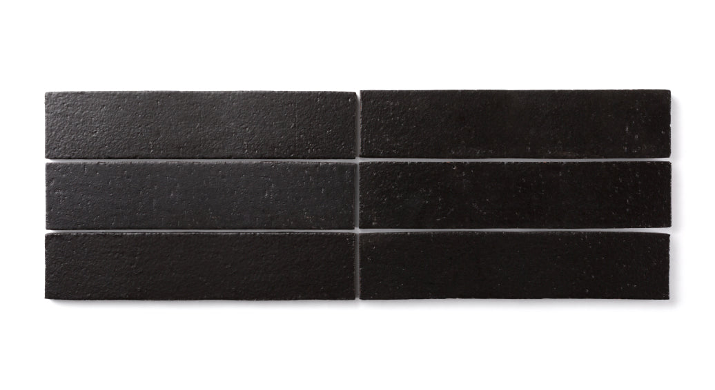 Black Hills 2.5x11.5 Matte Brick Tile - Fireclay Tile