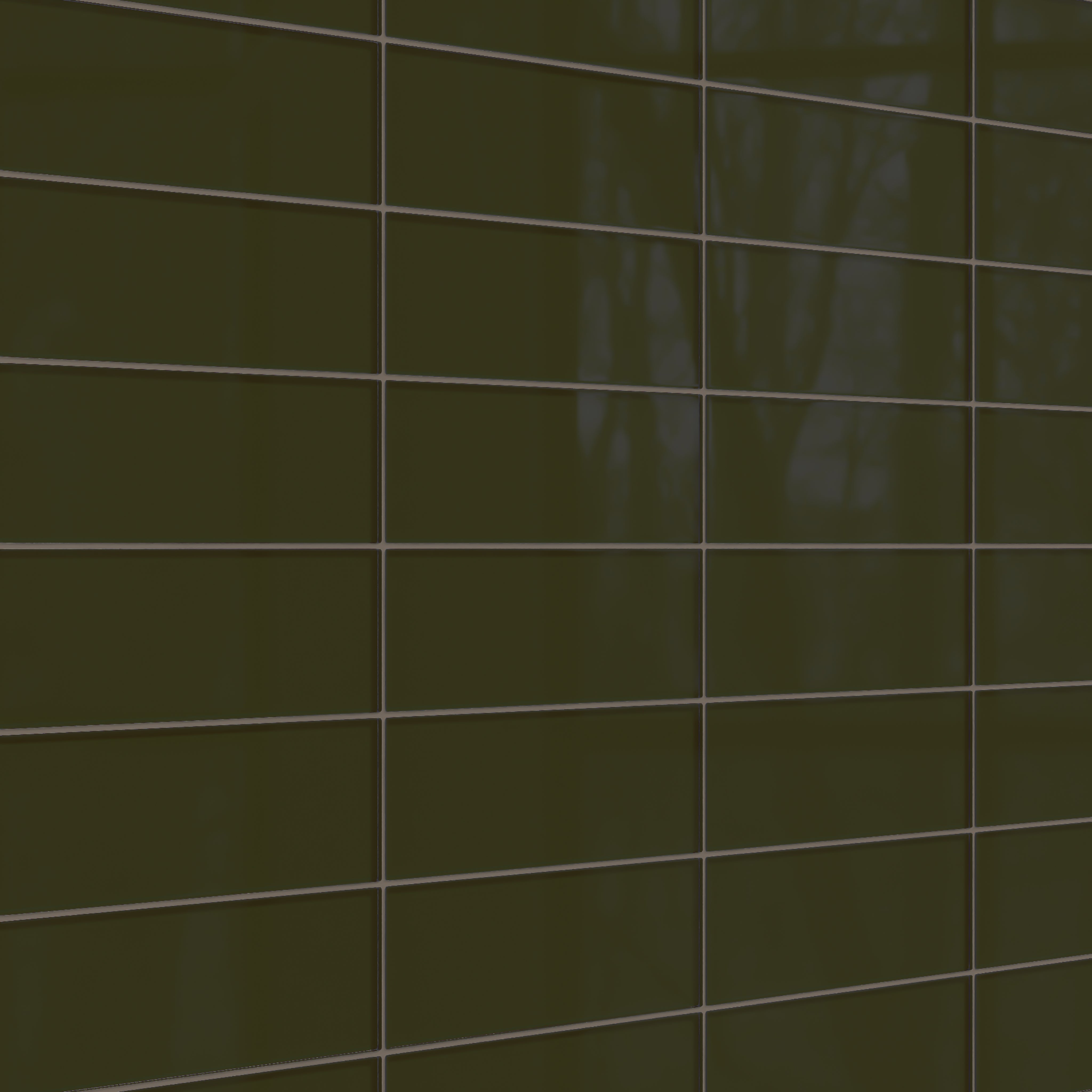 4x12 Glass Tile in Catbird Gloss