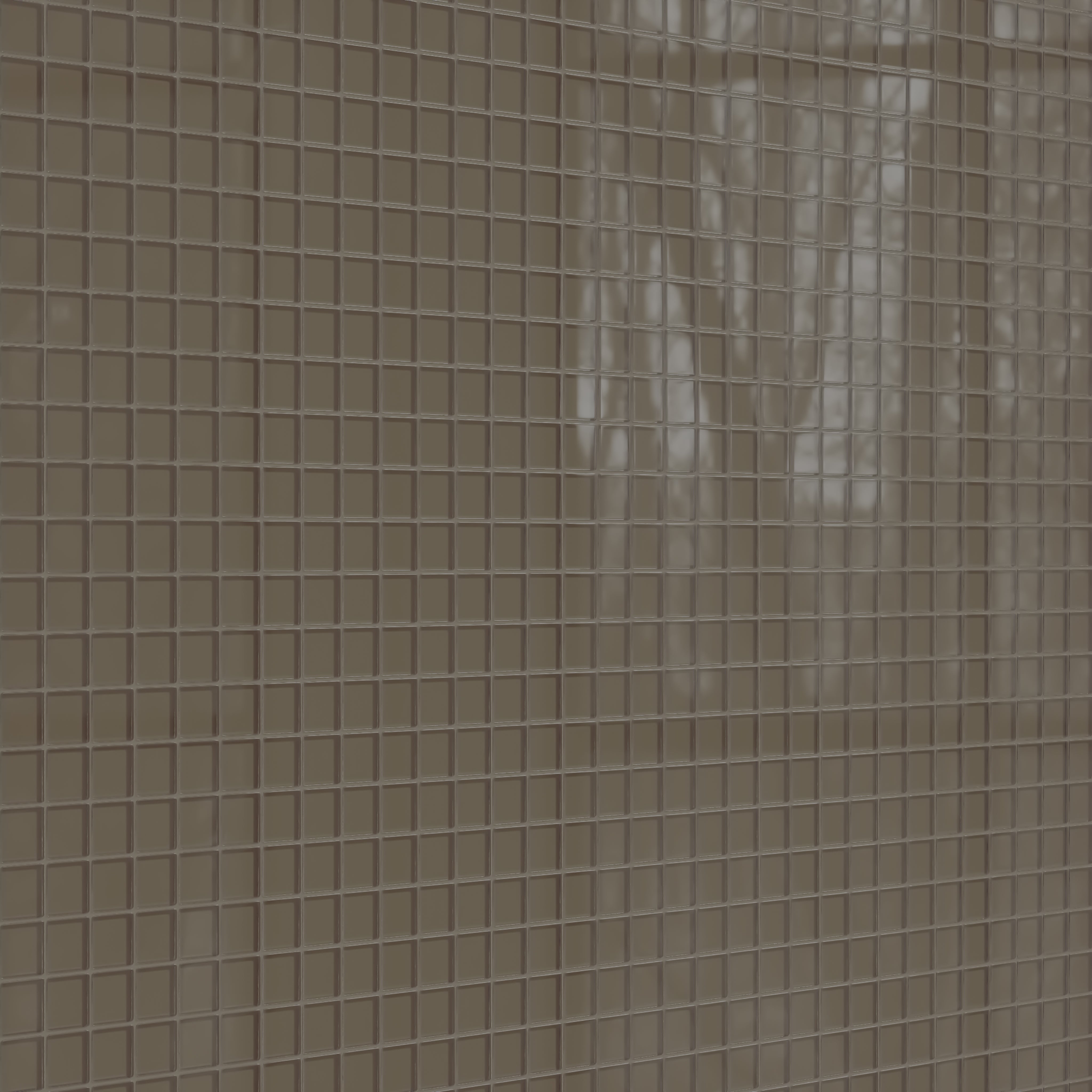 2x2 Straight Set Sheeted Glass Mosaic Tile in Albatross Gloss