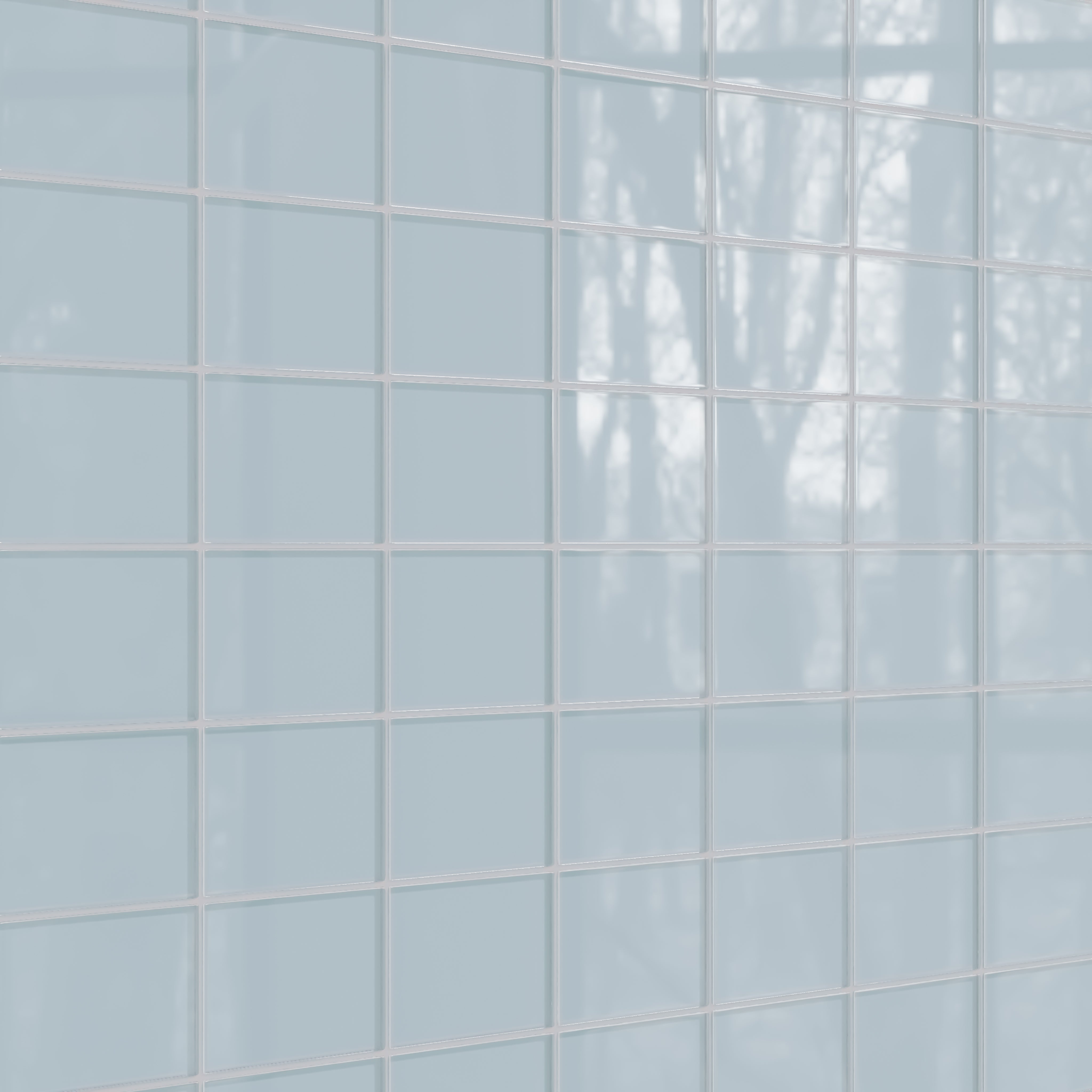 4x6 Glass Tile in Partridge Gloss