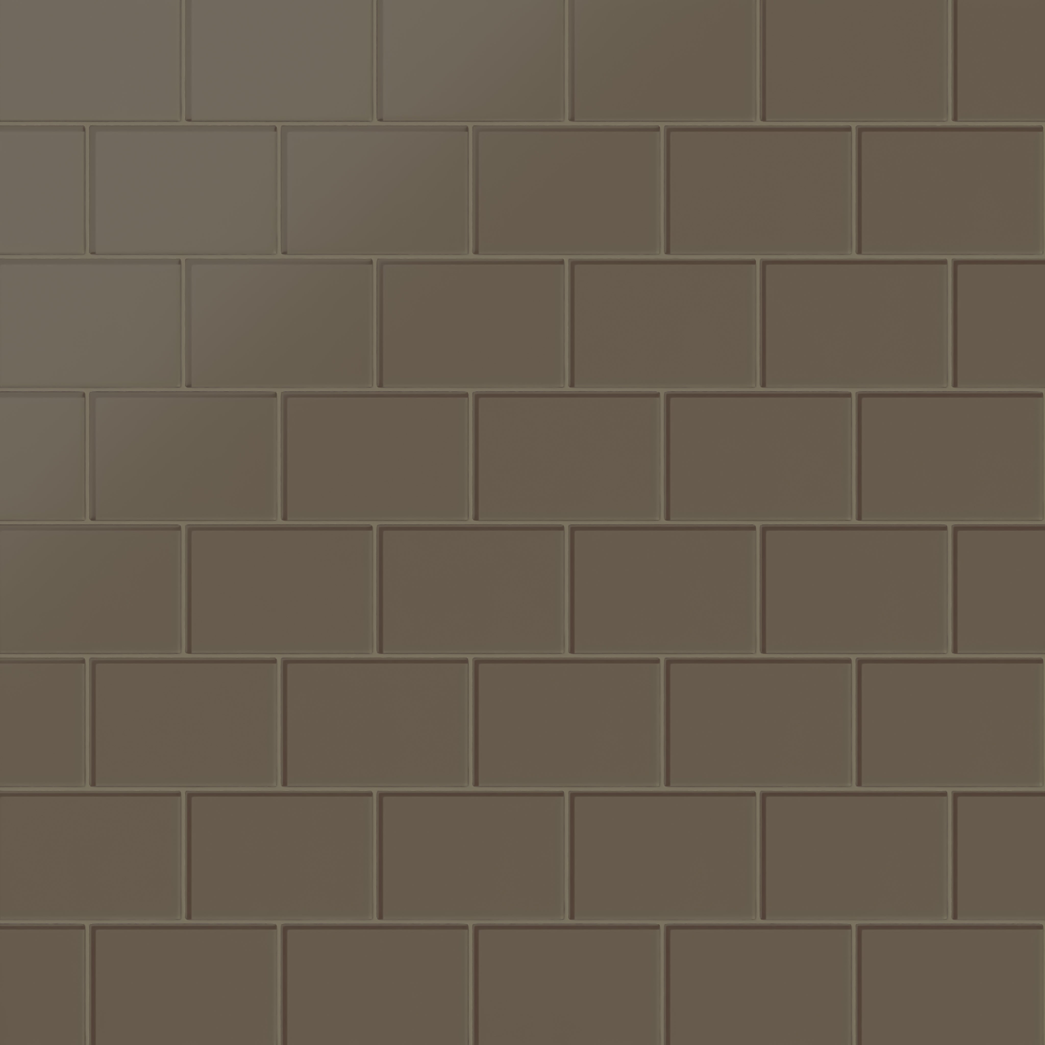 4x6 Glass Tile in Albatross Matte