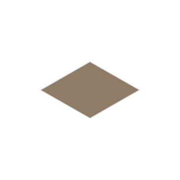 Large Diamond Original Ceramic Tile in Sandstone Gloss