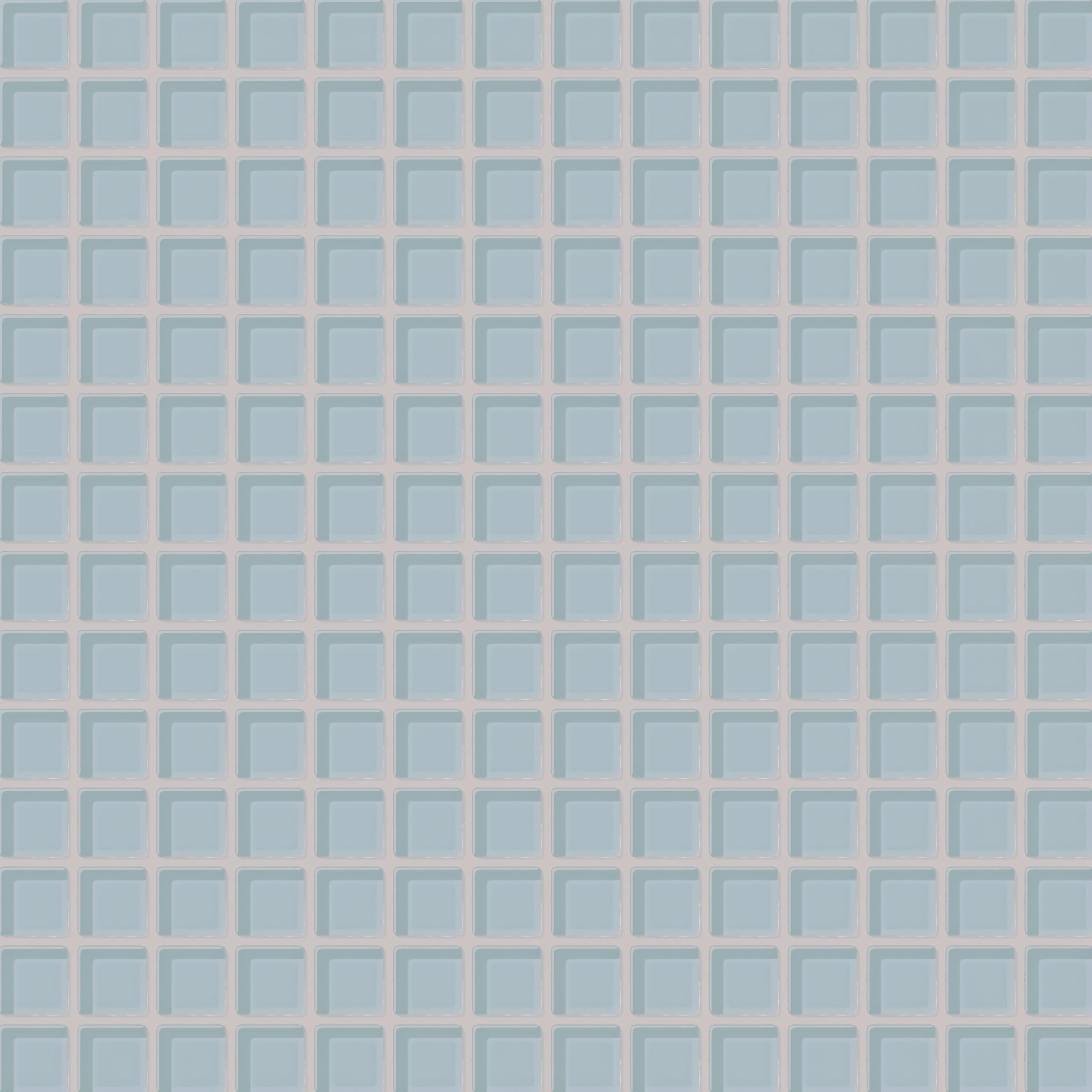1x1 Straight Set Sheeted Glass Mosaic Tile in Partridge Gloss
