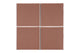 8x8 Original Ceramic Tile in Mauve Gloss
