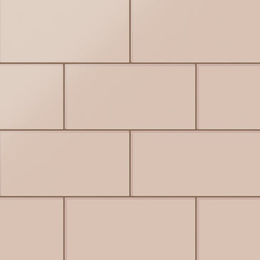 6x12 Glass Tile in Rosy Finch Matte
