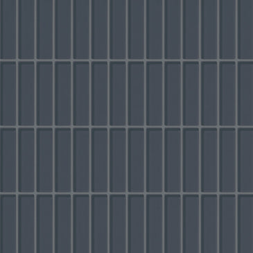 1x4 Straight Set Sheeted Glass Mosaic Tile in Junco Gloss