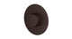 Foundry One Handle Wall Mount Shower Trim with Barrel Knob Handle in Architectural Copper