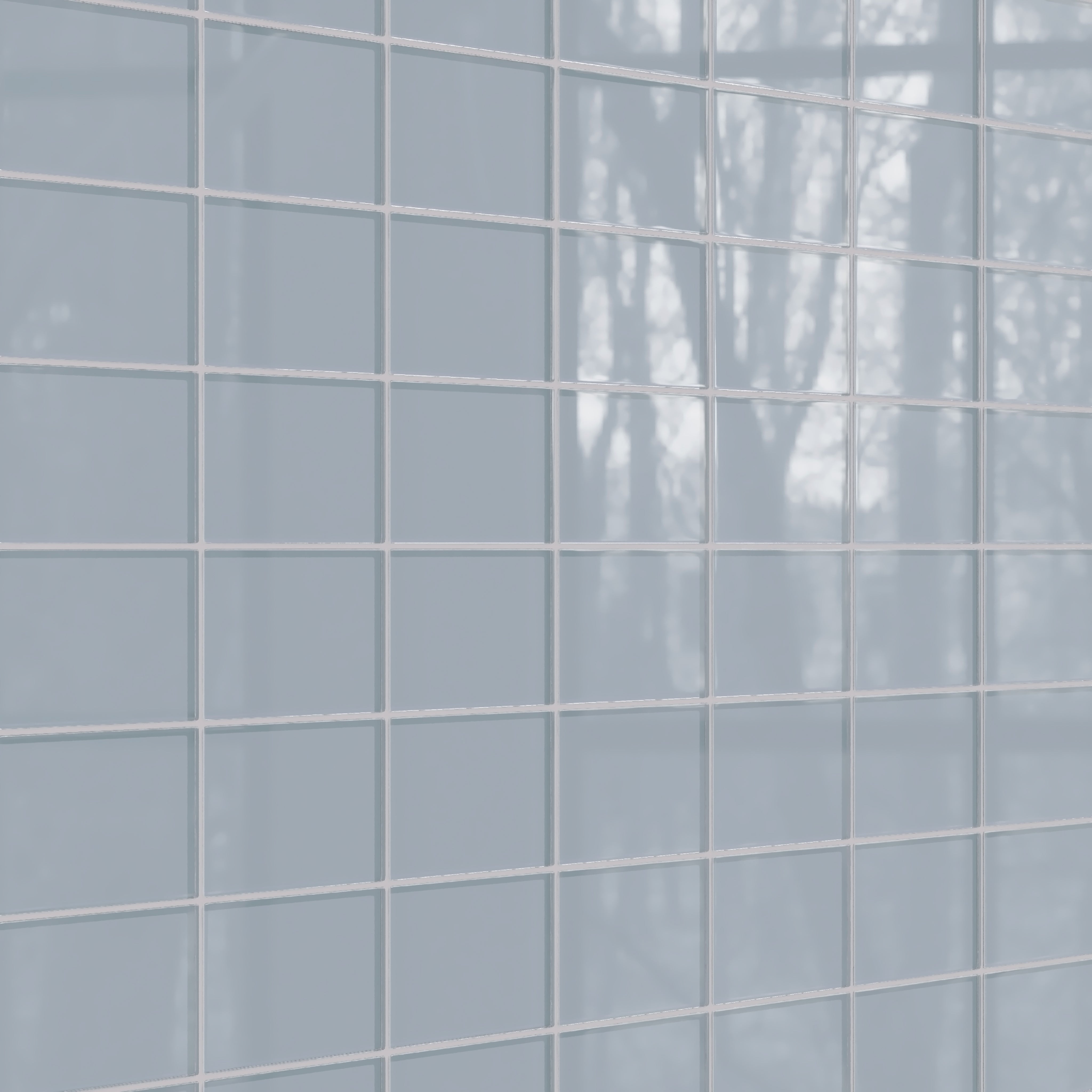 4x6 Glass Tile in Pinyon Jay Gloss