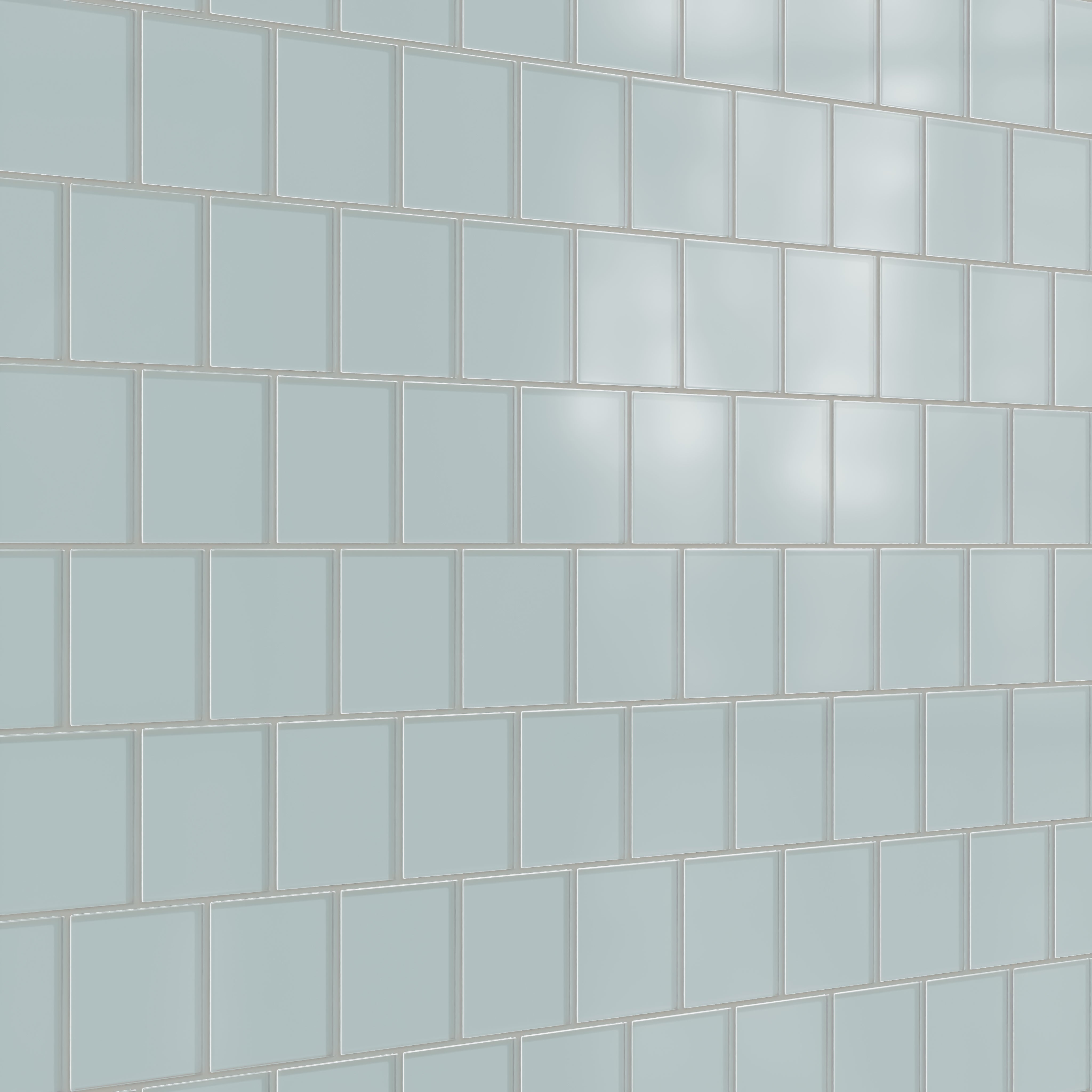 Factory Sale 4x4 Glass Tile in Great Blue Heron Matte
