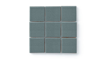 3x3 Straight Set Sheeted Original Ceramic Mosaic Tile in Flagstone Matte
