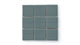 3x3 Straight Set Sheeted Original Ceramic Mosaic Tile in Flagstone Matte