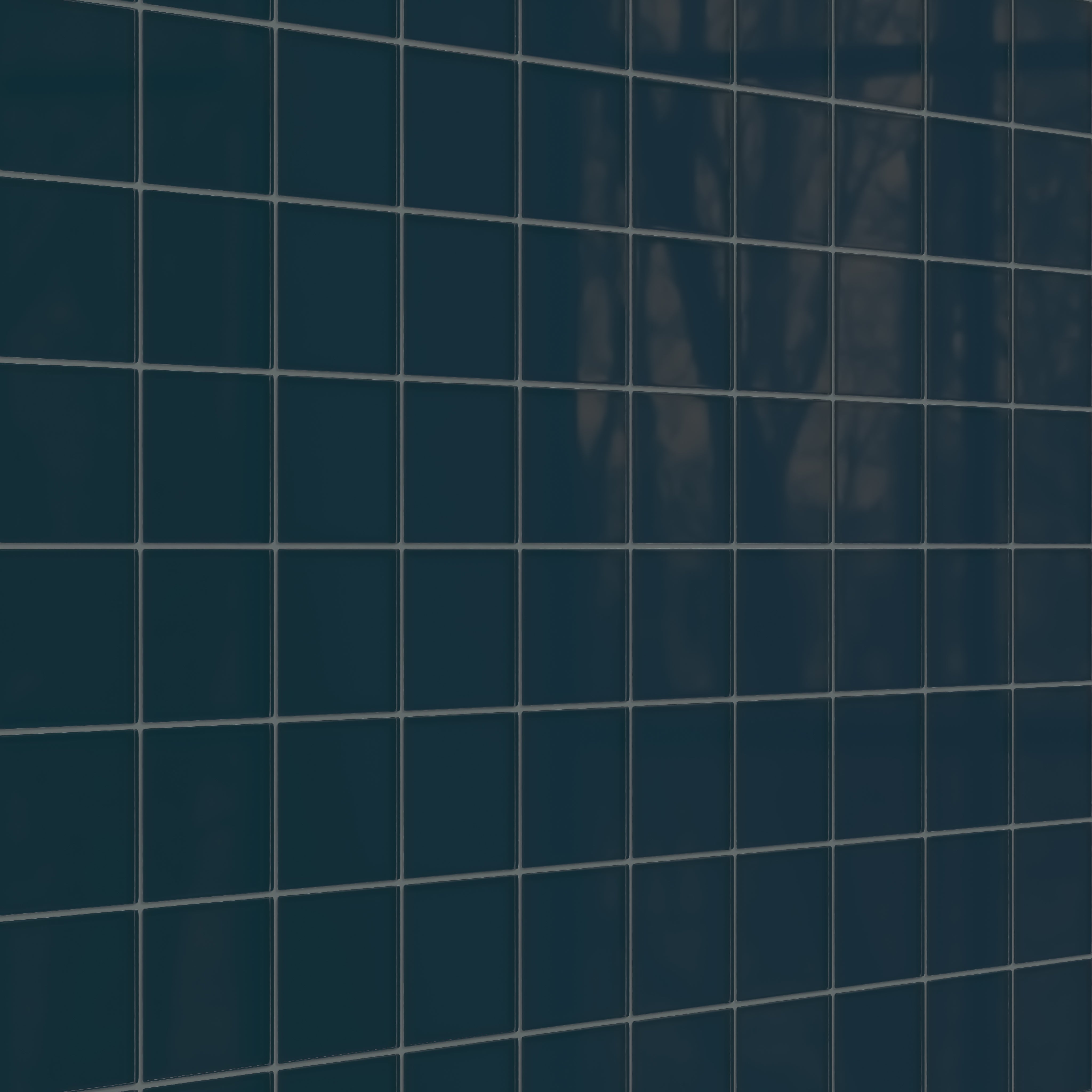 4x4 Glass Tile in Grackle Gloss