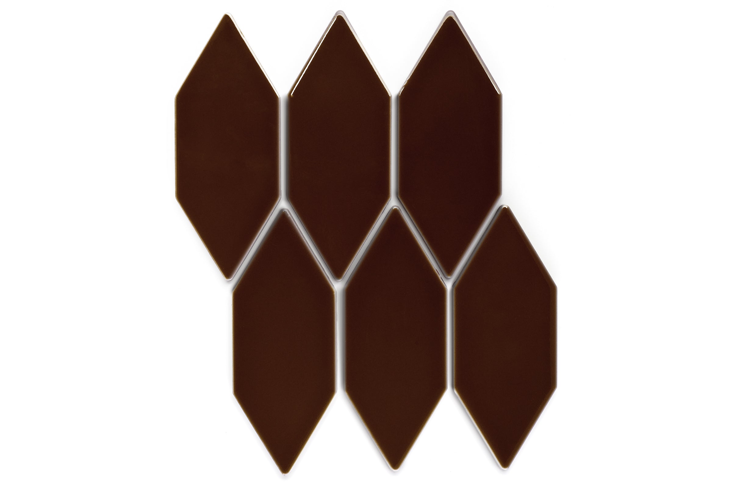 Picket Original Ceramic Tile in Garnet Gloss