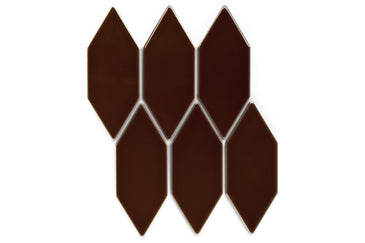 Picket Original Ceramic Tile in Garnet Gloss