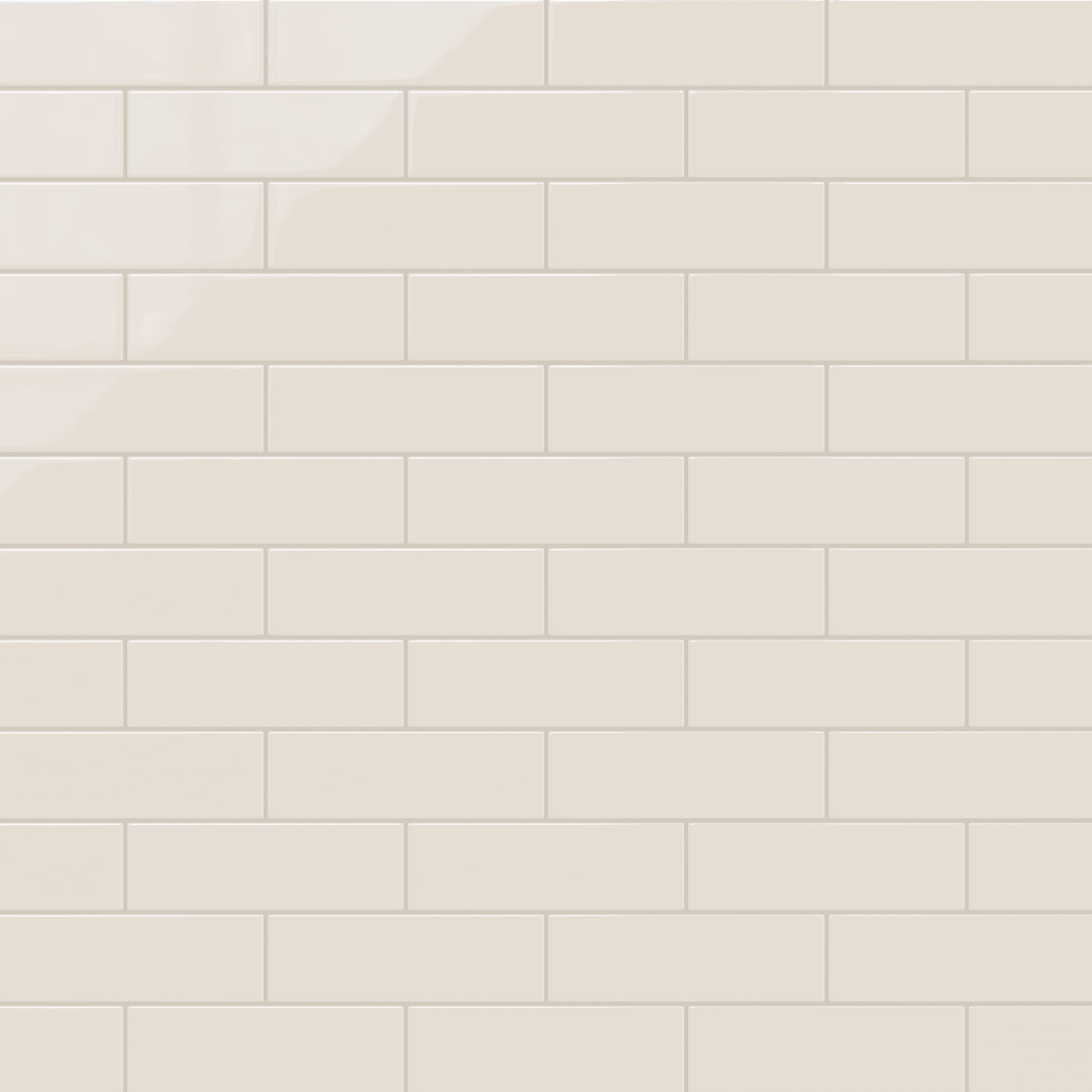 Quick Ship 3x9 Natural Press Ceramic Tile in Pearl Gloss