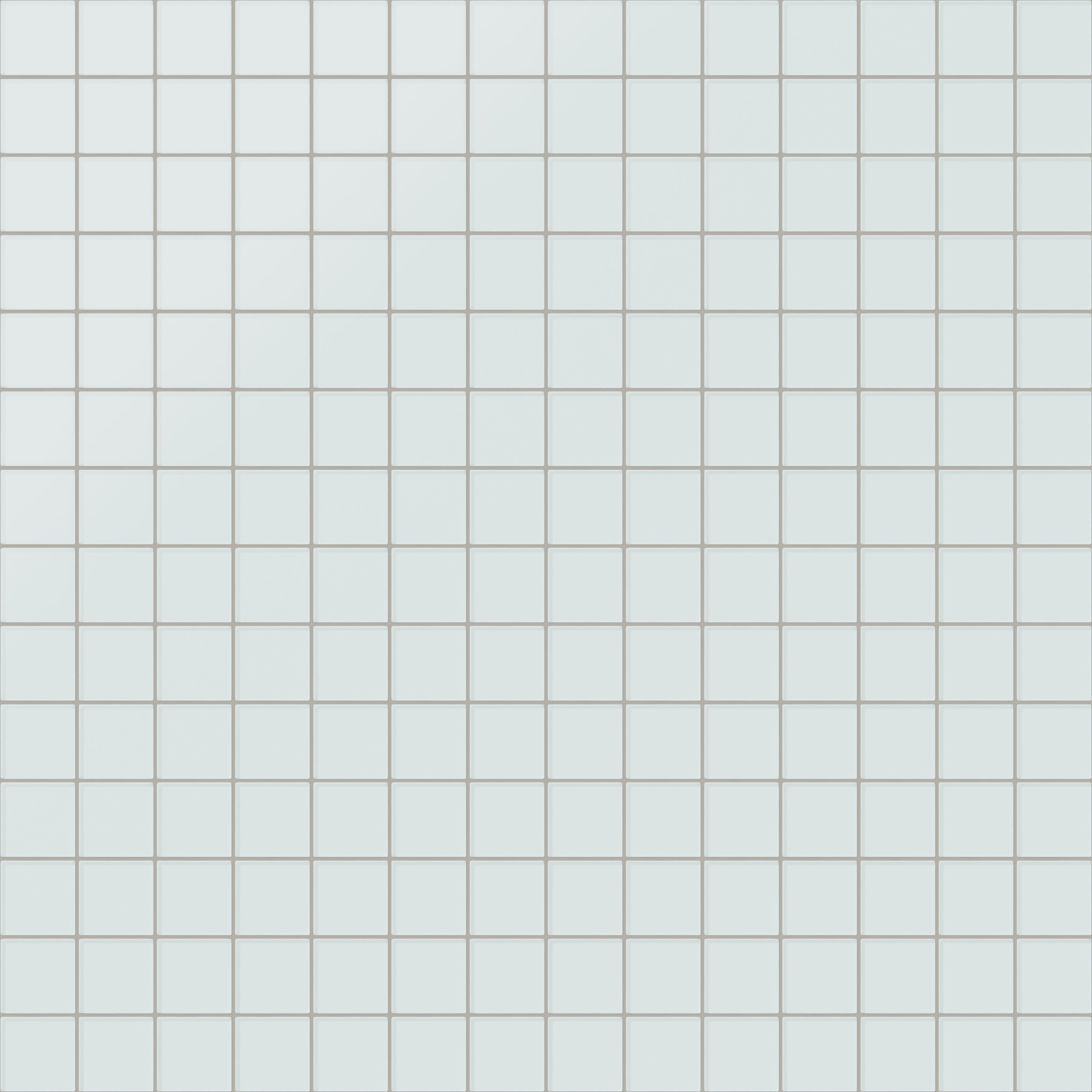 3x3 Straight Set Sheeted Glass Mosaic Tile in Warbler Matte