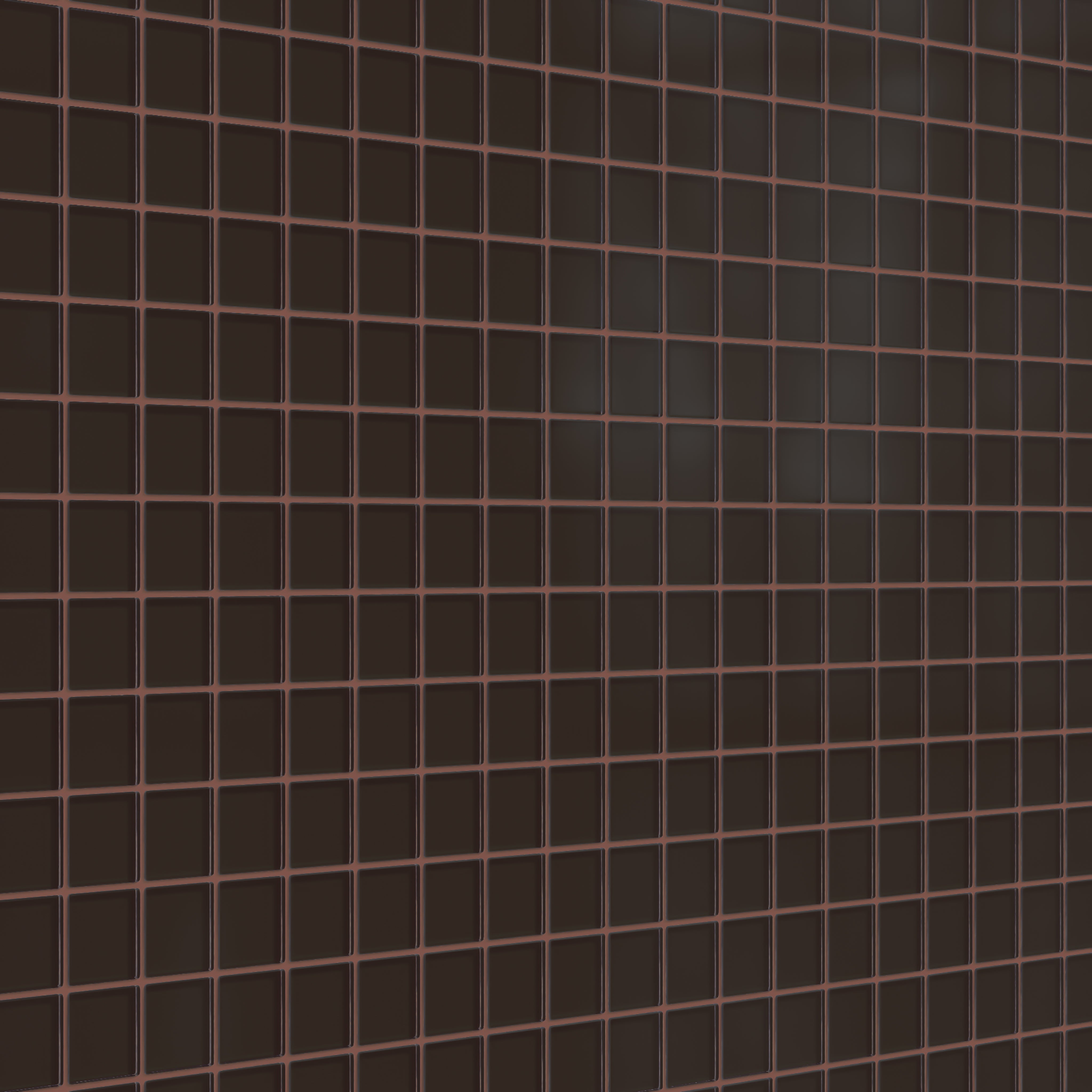 2x2 Straight Set Sheeted Glass Mosaic Tile in Nighthawk Matte