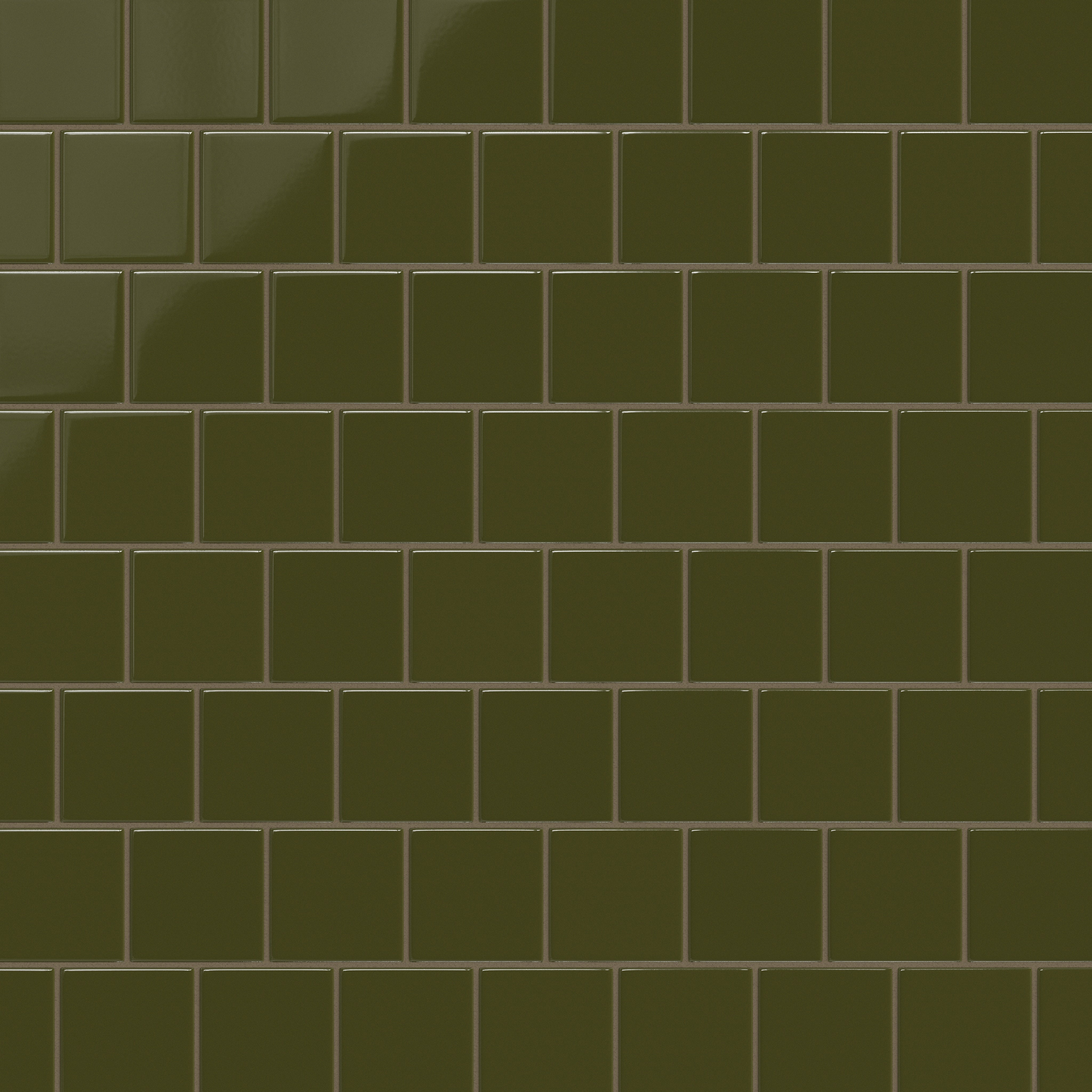 4x4 Original Ceramic Tile in Bonsai Gloss - Fireclay Tile