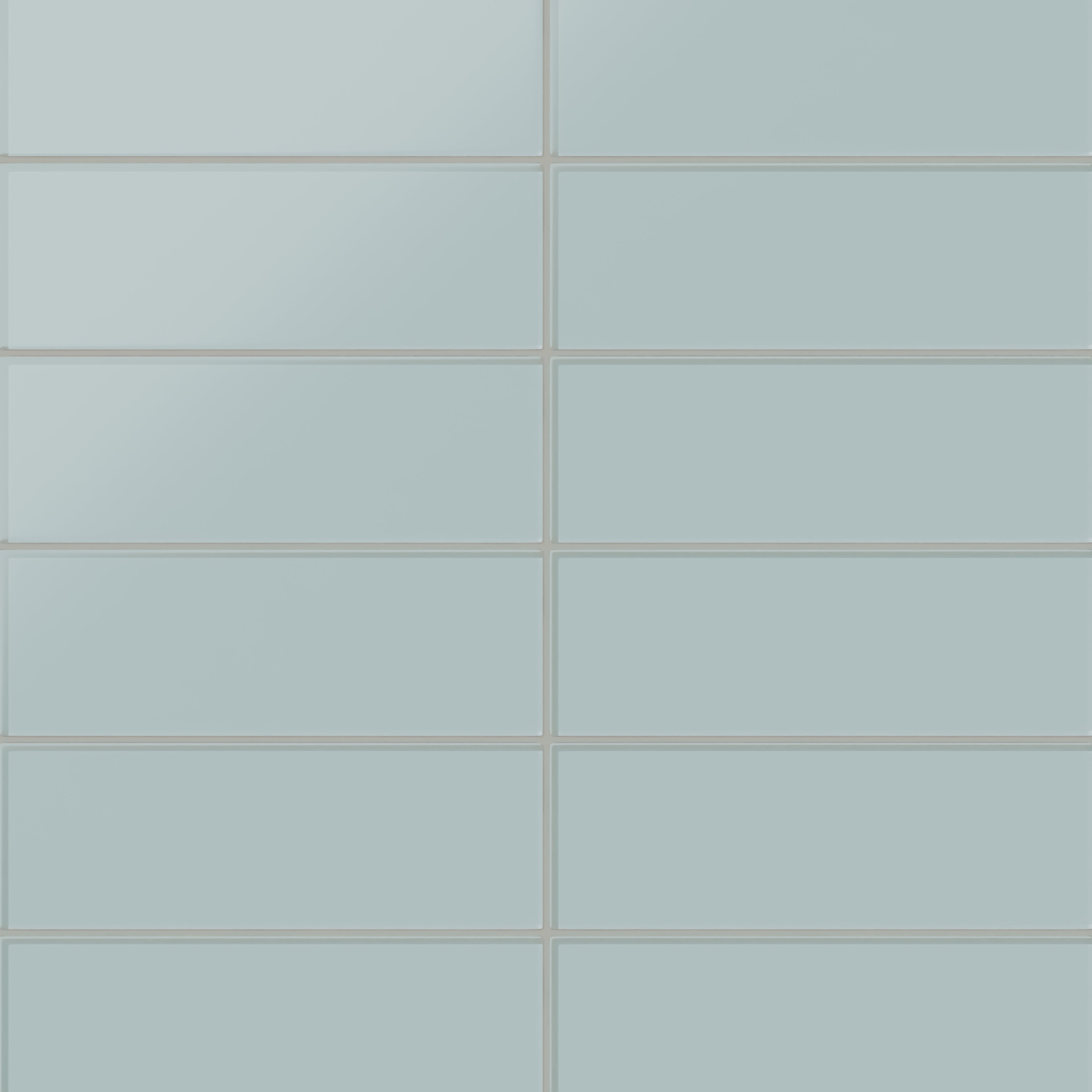 4x12 Glass Tile in Great Blue Heron Matte