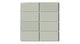 2x4 Straight Set Sheeted Natural Press Ceramic Mosaic Tile in Manzanita Gloss