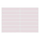 1x6 Straight Set Sheeted Original Ceramic Mosaic Tile in Evening Glow Matte