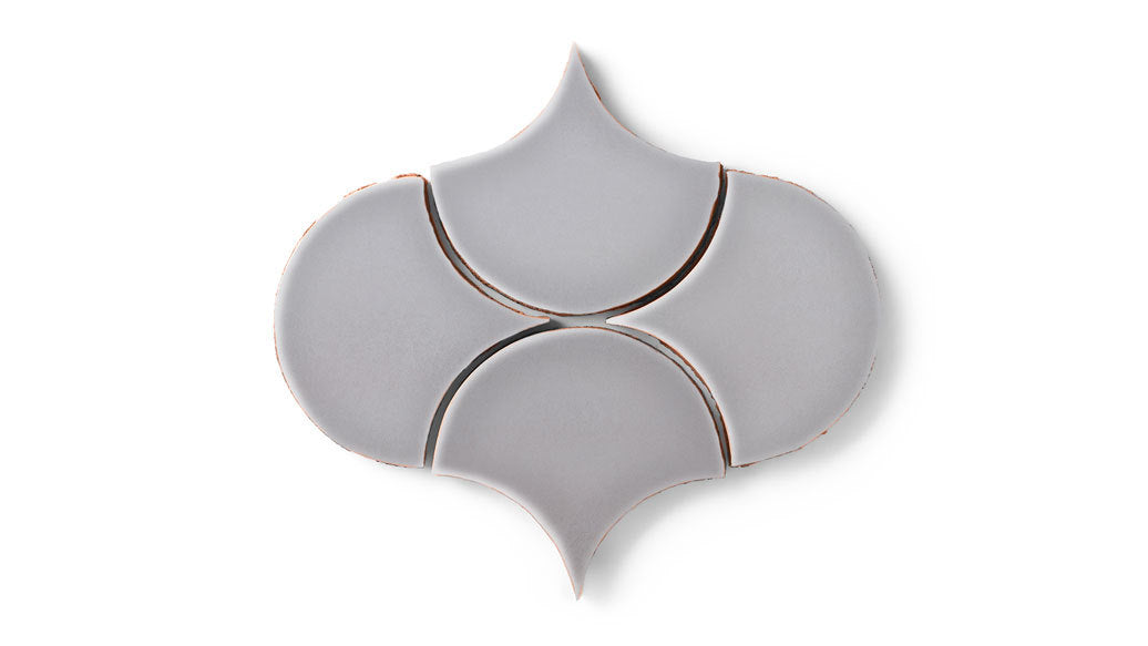 Ogee Drop Original Ceramic Tile in Dust Storm Gloss